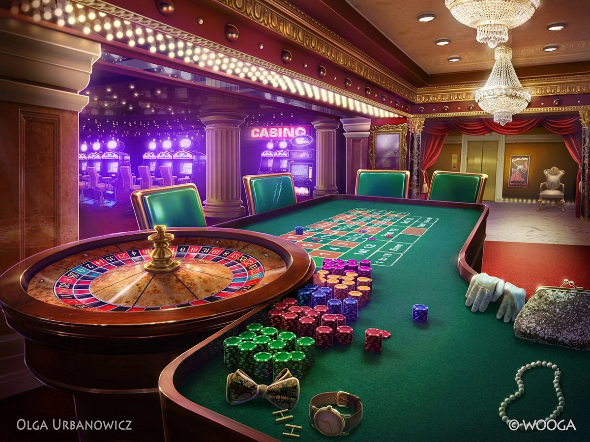 Tampilan hiburan kasino untuk ruang bingo LUXURY88