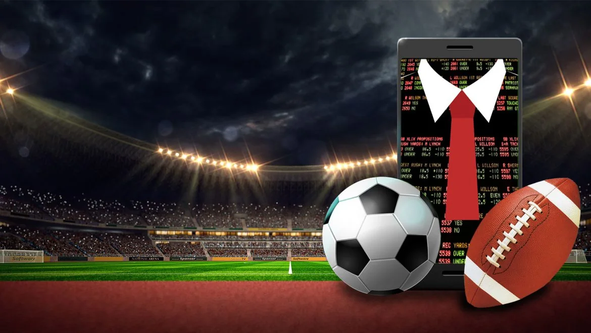 Tampilan suasana pertandingan olahraga untuk taruhan LUXURY88